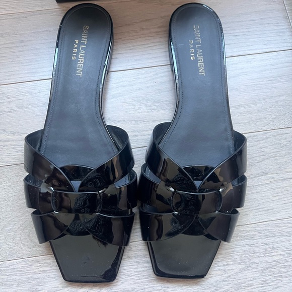 ***SOLD***Saint Laurent tribute sandal - Picture 3 of 10